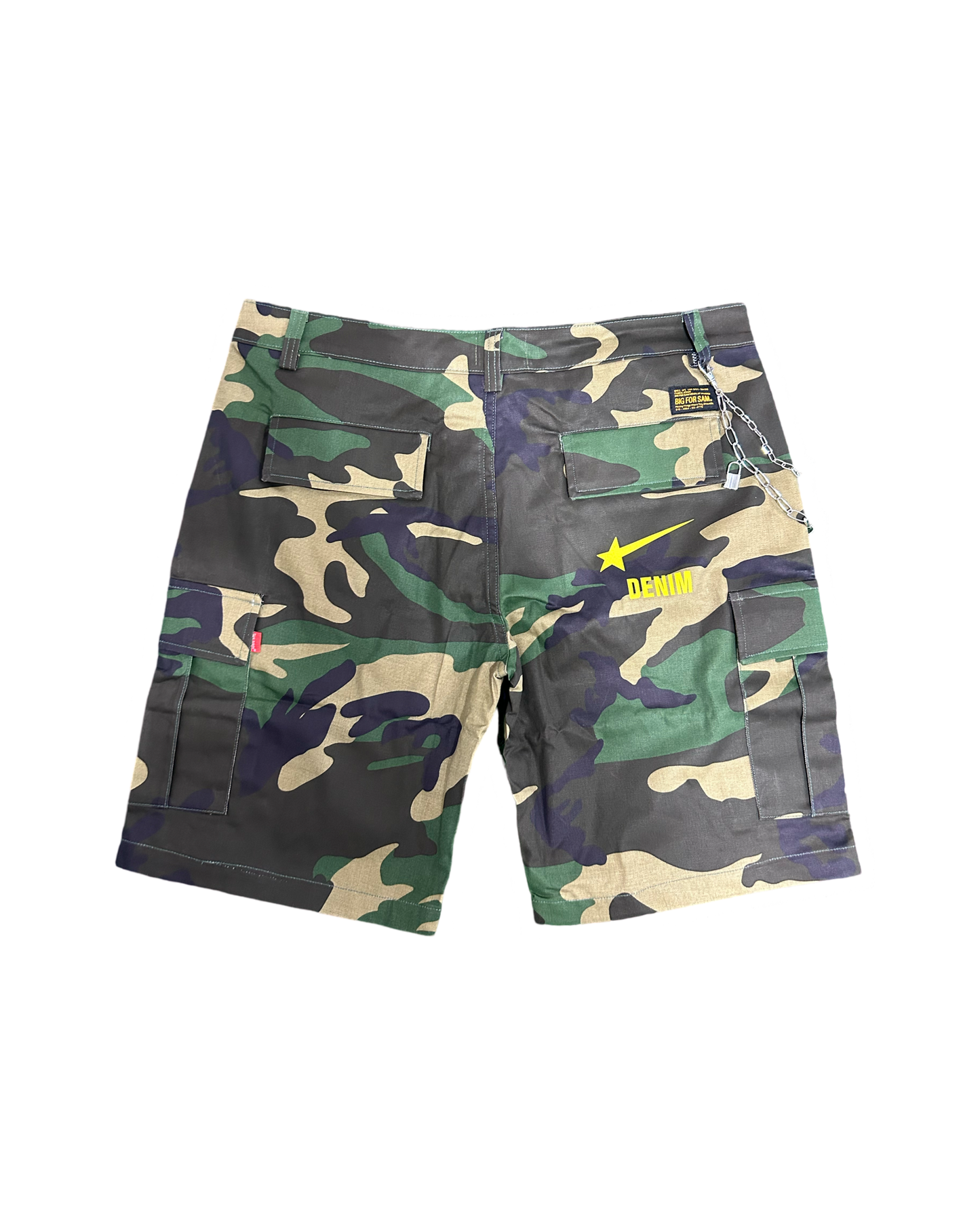 Noke Star Denim “Camo” Shorts